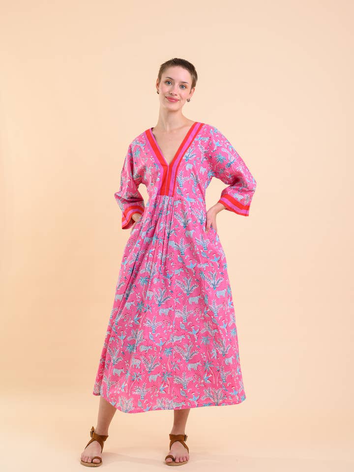 Pluto Dress Sanctuary Pink AN1032A for wholesale by Handprint Dream Apparel