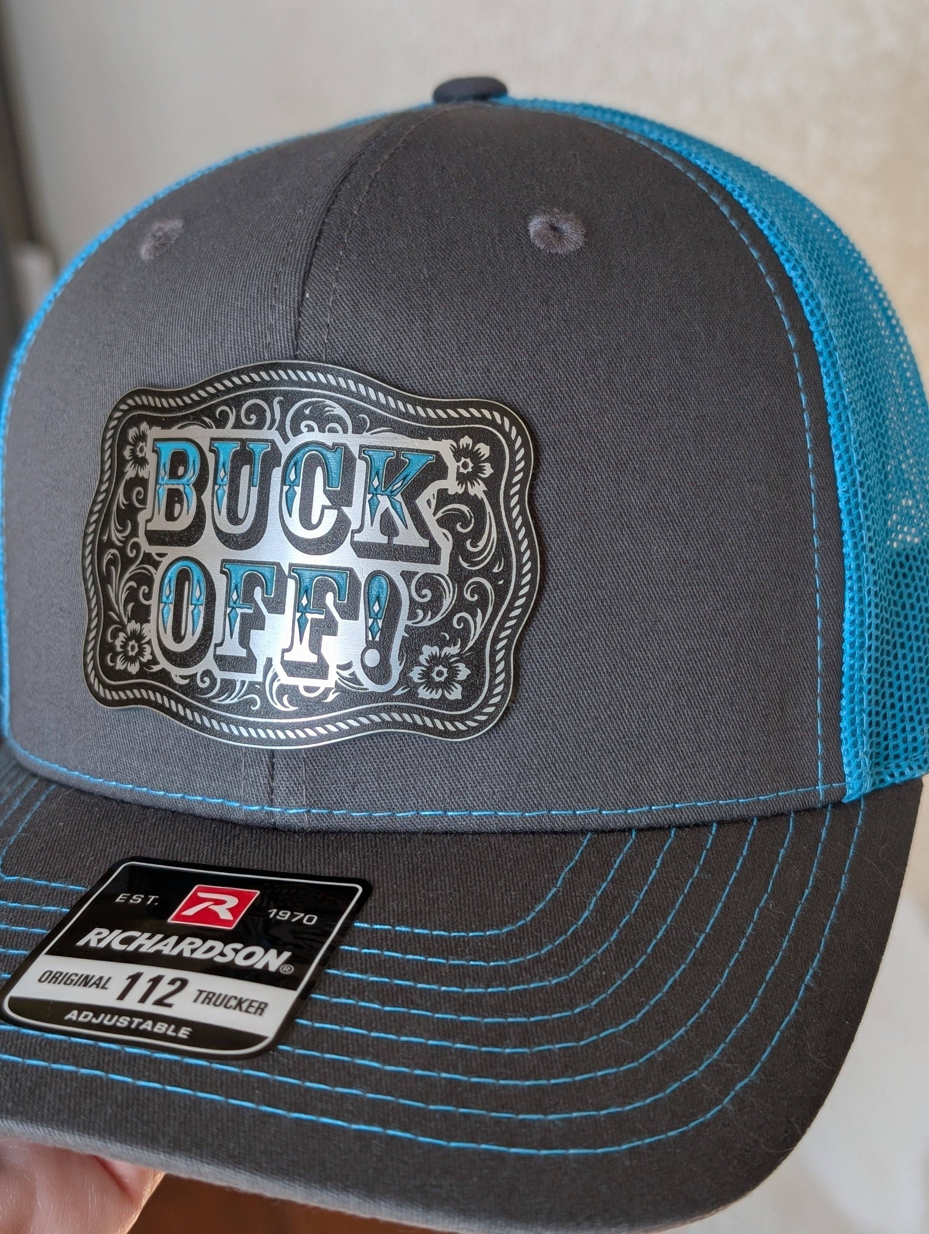 The Naughty Equestrian - Wholesale Trucker Hat - Unisex - Naughty Equestrian Buck Off Patch Hat - Richardson 112 Trucker Snapback Hat2