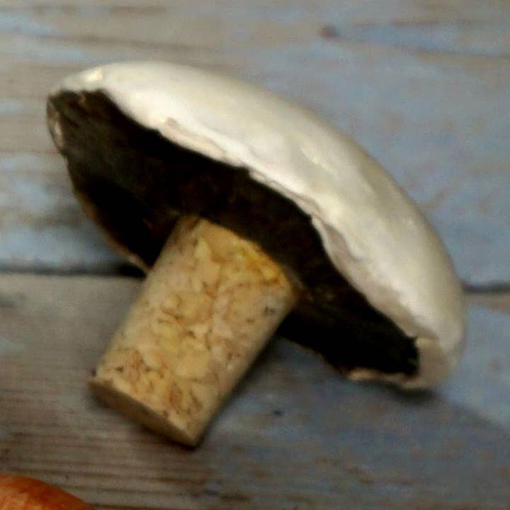 E-Merryfield Pottery Mushroom Bottlestopper for wholesale by Merryfield Pottery