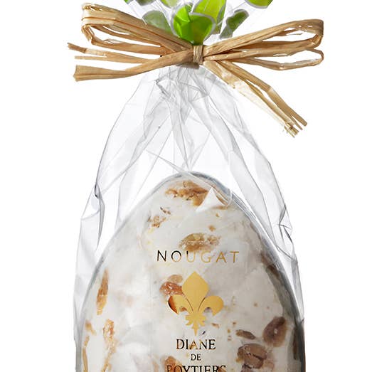 Montélimar nougat tender egg 60 g in an Easter bag for wholesale by Nougat Diane De Poytiers