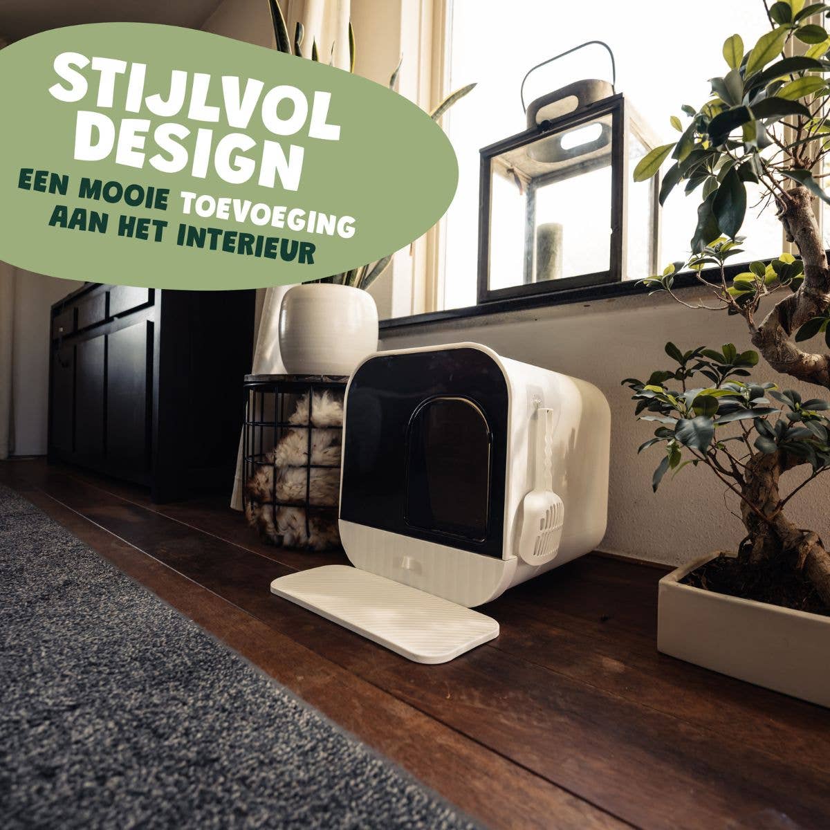 Modern White Litter Box - Removable Drawer for wholesale on Faire1