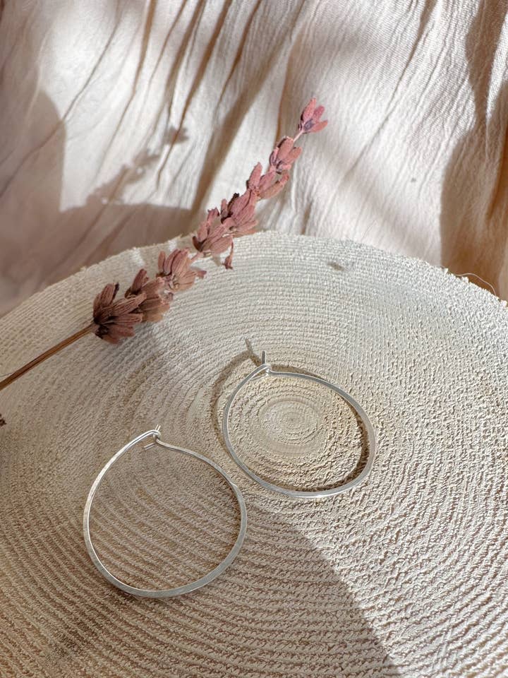 Sterling Wholeness Hoops for wholesale by Wild Sol Jewelry