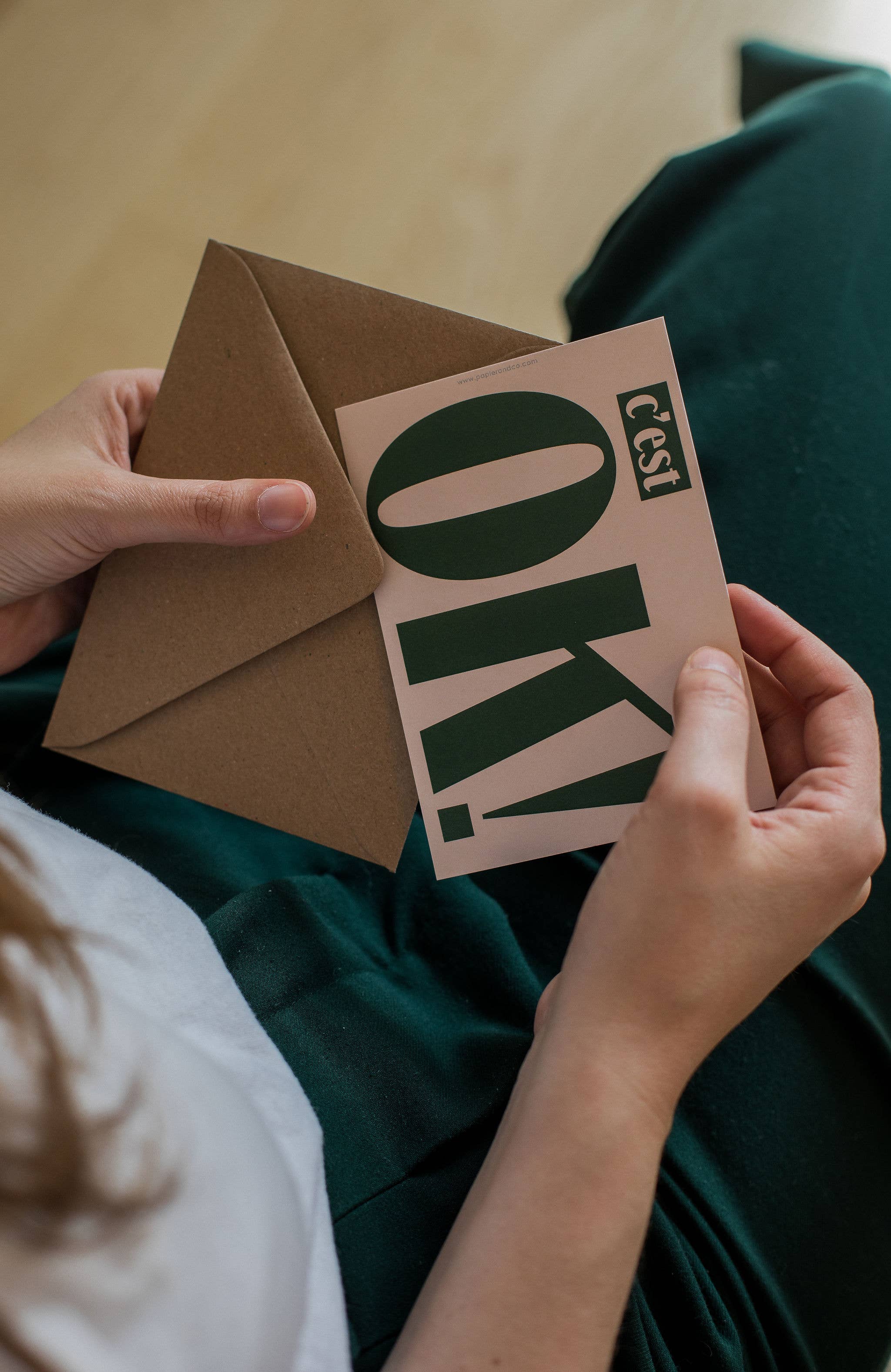 Papier and Co. - Wholesale Everyday Greeting Card - Map - It's Ok1