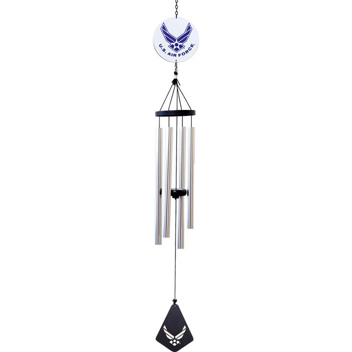 Air Force Cutout Wind Chime for wholesale by Spoontiques, Inc