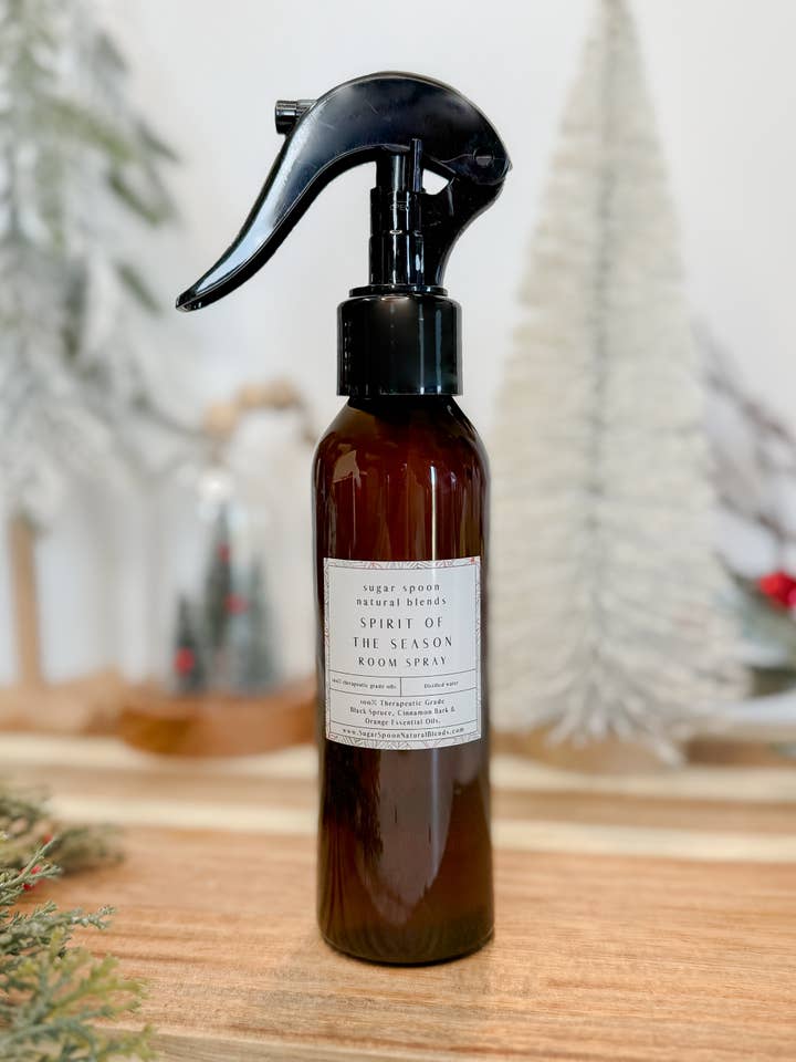 Spirit of the Season Room Spray for wholesale by Sugar Spoon Natural Blends