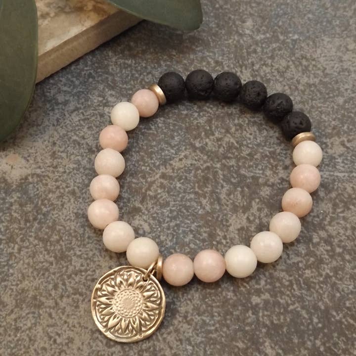 Brynn - Diffuser Mandala Bracelet for wholesale by Felicity Jewelry Designs