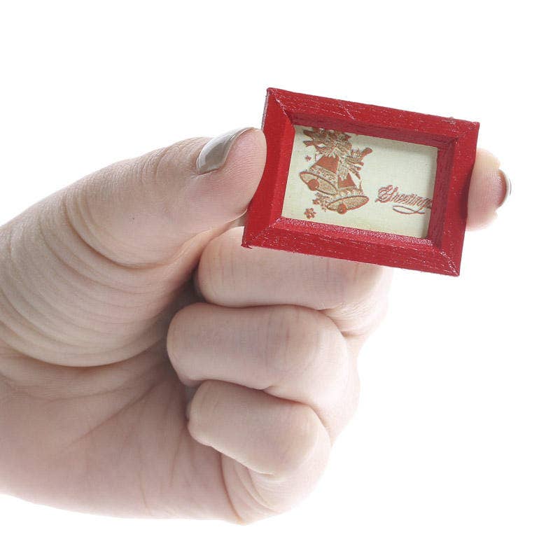 Factory Direct Craft - Wholesale Doll Accessory Kit - Kids - 2" Miniature Framed Christmas Decor 0