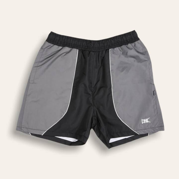 Pipeline Nylon Shorts | Grey for wholesale by Ethik Worldwide