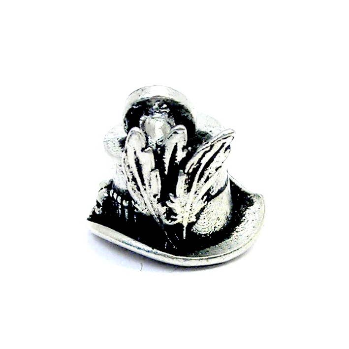 Chubby Chico Charms - Wholesale Pendant/Charm Necklace - Baron Samedi NOLA tab Haitian Voodoo top hat charm necklace