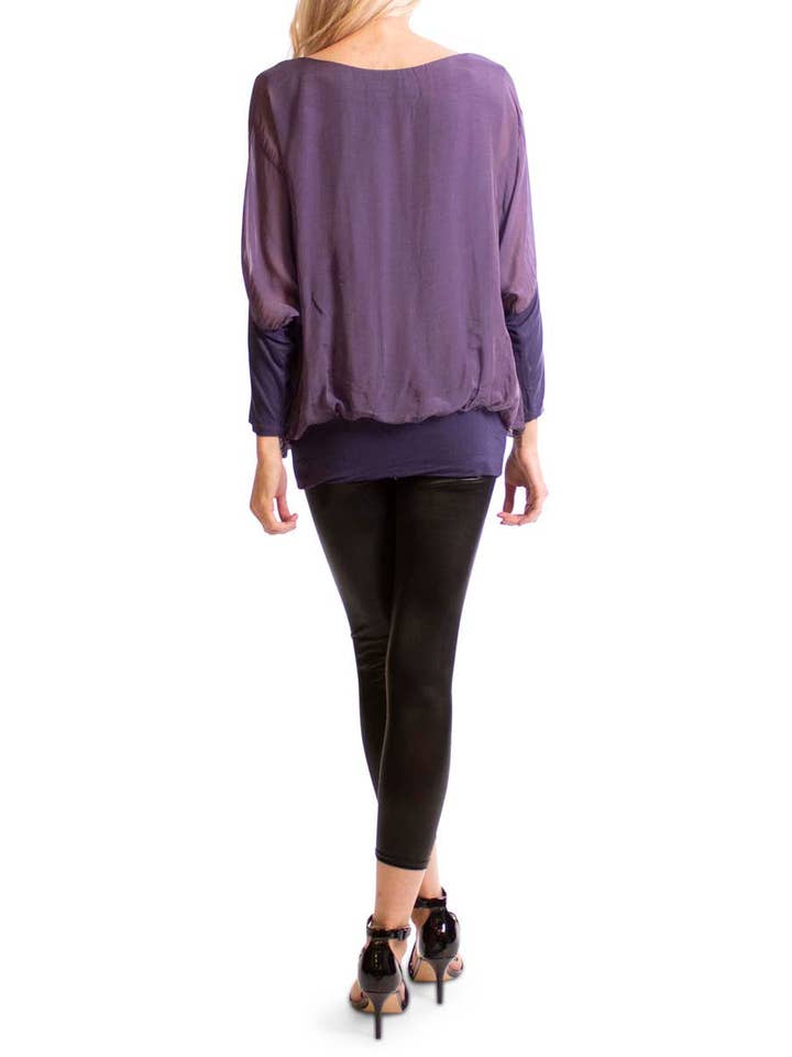 Gigi Moda - Wholesale Blouse - Women's - Sheer Batwing Blouse11