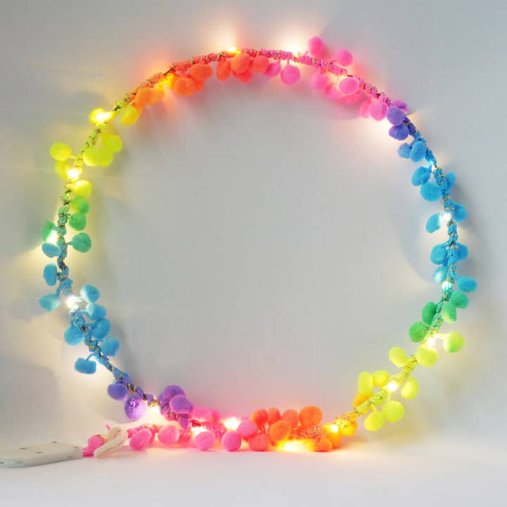 Melanie Porter – wholesale Nattlampa - Barn och baby – Enkel Pom Pom Hoop Ljus