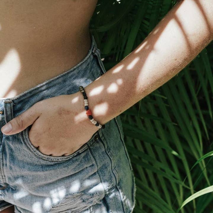 Love Is Project - Wholesale Beaded Bracelet - Tagua Heart Bracelet8