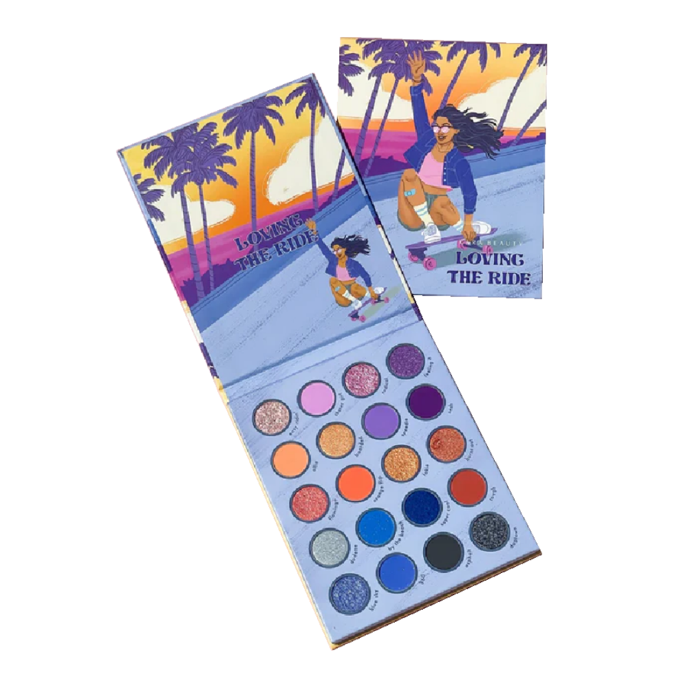 Kara Beauty – wholesale Eyeshadow palette – LOVING THE RIDE 20-Shade Creative Beauty Palette - VEGAN1