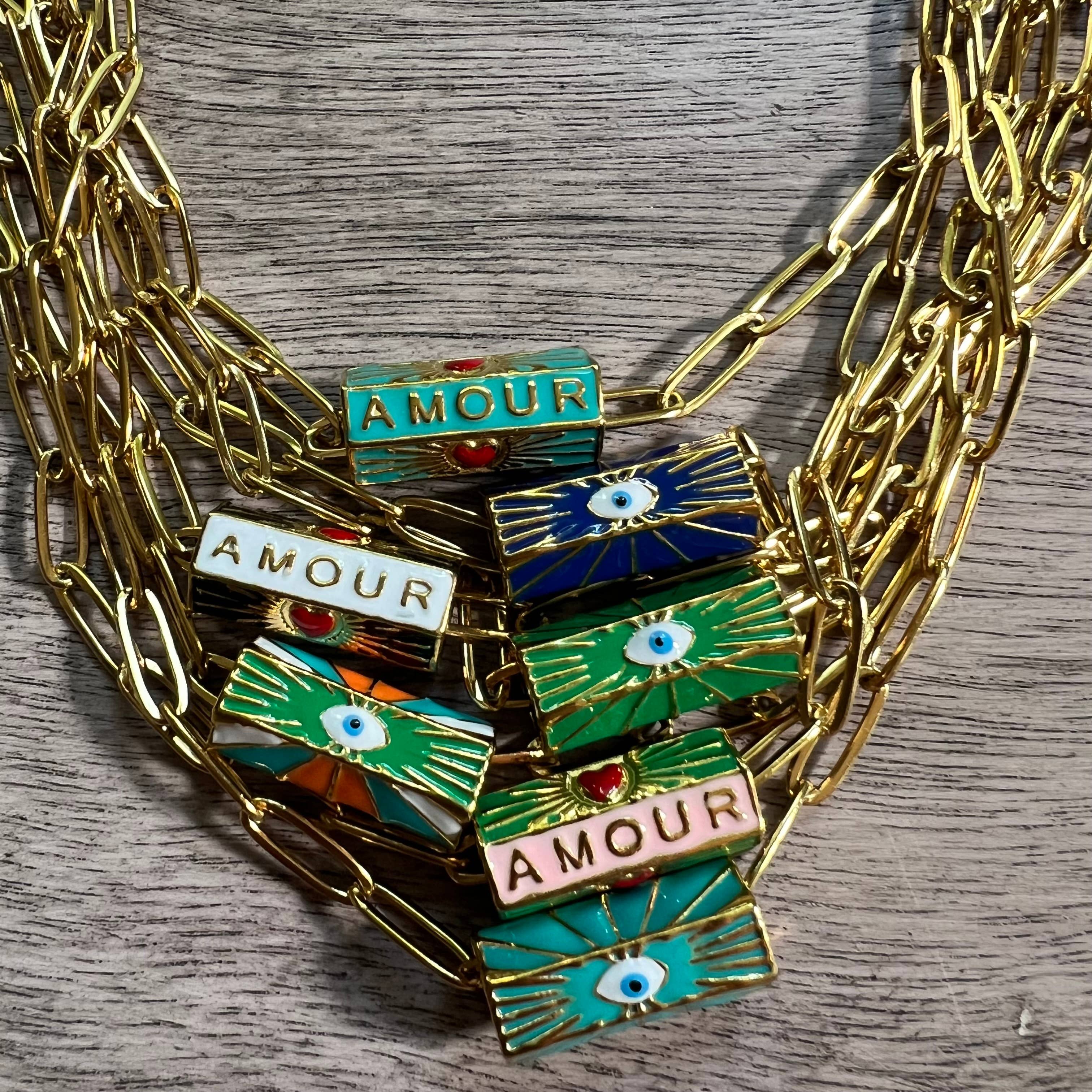 Chasing Cherubs - Wholesale Pendant/Charm Necklace - Warhol Too2