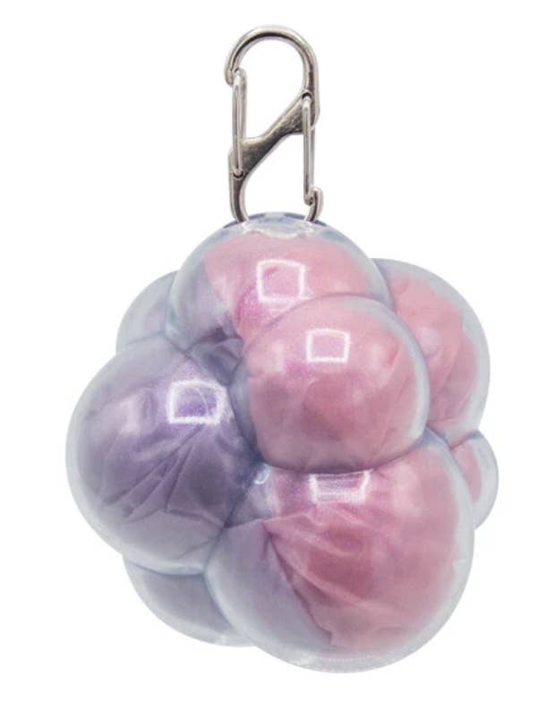 bagble Eco Bag Pink Purple | Japanese Soft Vinyl Bubble Case for wholesale by 「FUNJI」In Japan