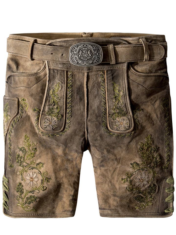 Franz traditionelle læderbukser fra Stockerpoint Classics for engroshandel hos Stockerpoint