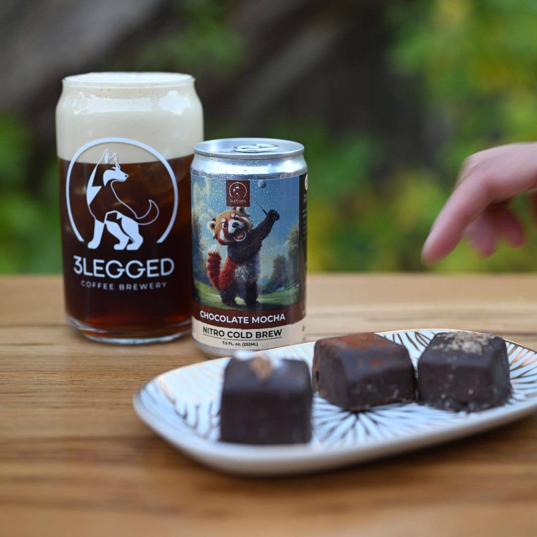 3Legged Coffee Brewery - Wholesale Iced Coffee/Cold Brew - Chocolate Mocha Nitro Cold Brew Coffee 0-Sugar 0-Dairy5
