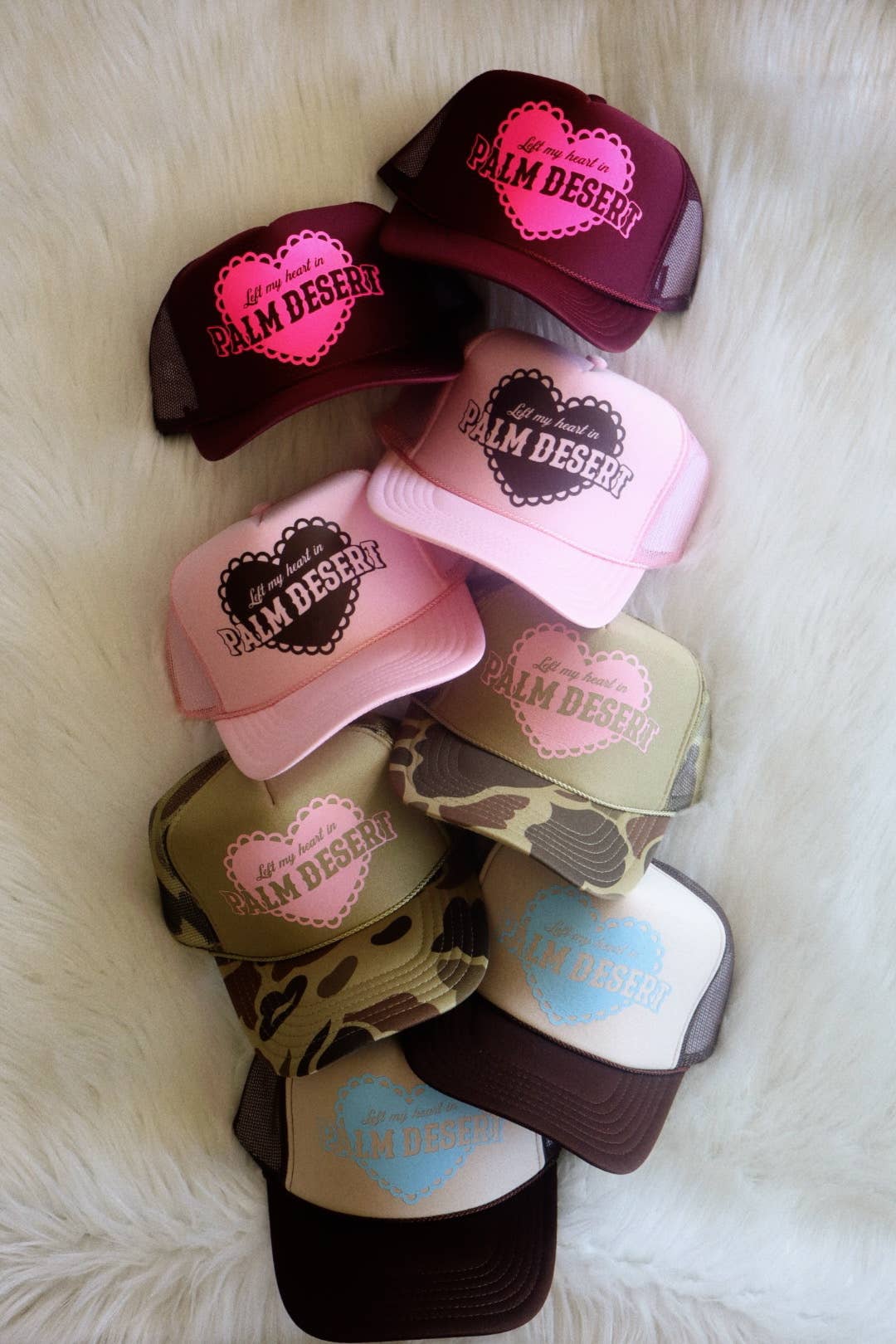 Wilder Made - Vente Casquette de camionneur – femme - J'ai laissé mon cœur dans une casquette de camionneur personnalisée.1