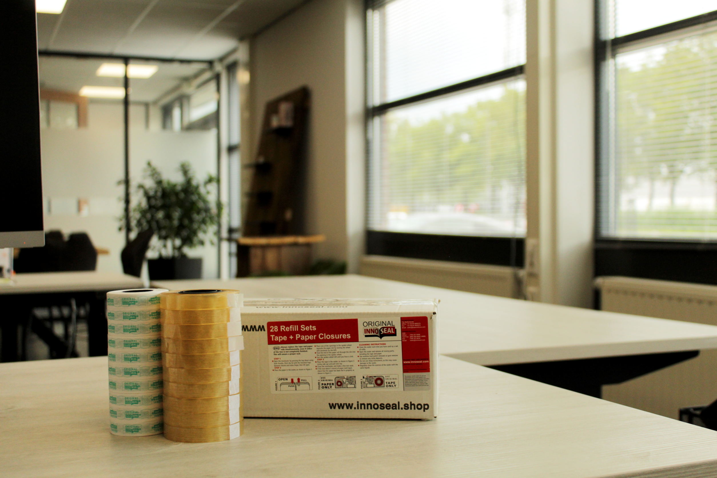 Innoseal - Wholesale Tape Dispenser - Completely Compact Clear5