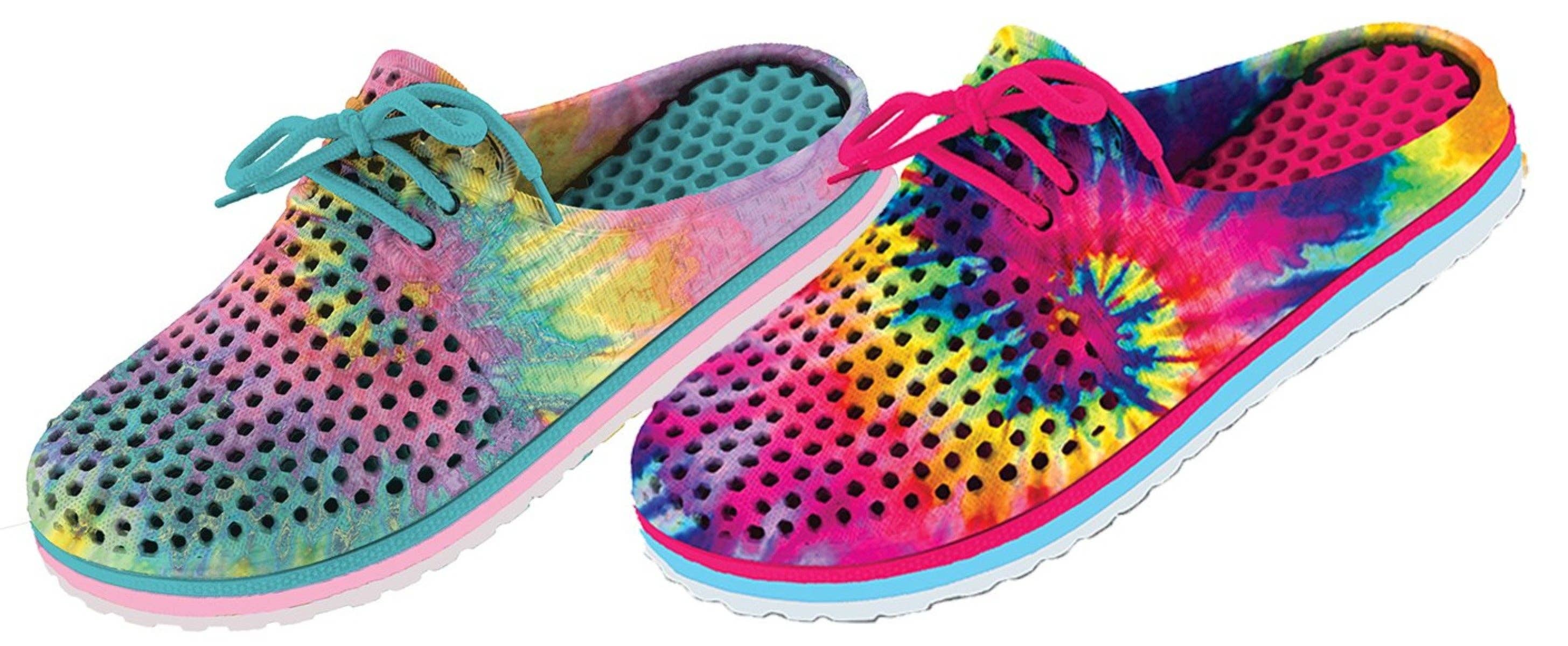 Cromer Mfg. Co. – wholesale Träskor – dam – #8015G Tjejer Air Walk Träskor, Tie Dye