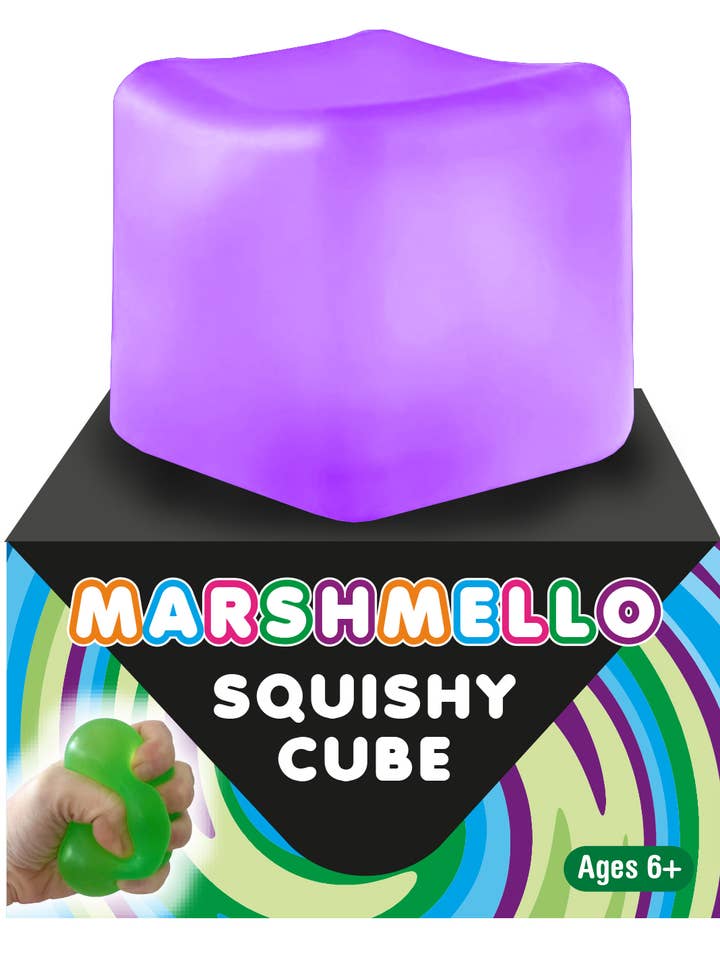 Marshmello Squishy Cube - Stocking Stuffer for wholesale by Zorbitz