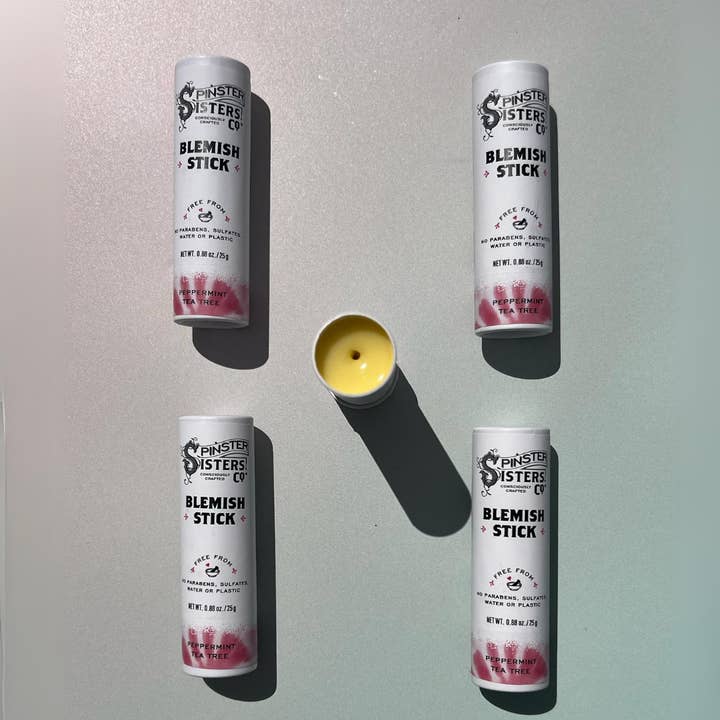 Spinster Sisters Co. / Old Salt Grooming Supply – wholesale Acne/hydrocolloid patch – Face Blemish Stick w/ Menthol & Tea Tree for Acne2