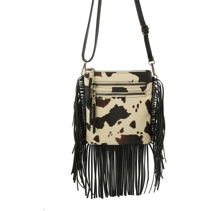 Handbag Factory Corp - Wholesale Crossbody Bag - Women's - Fringe Tassel Crossbody Handbag Purse
