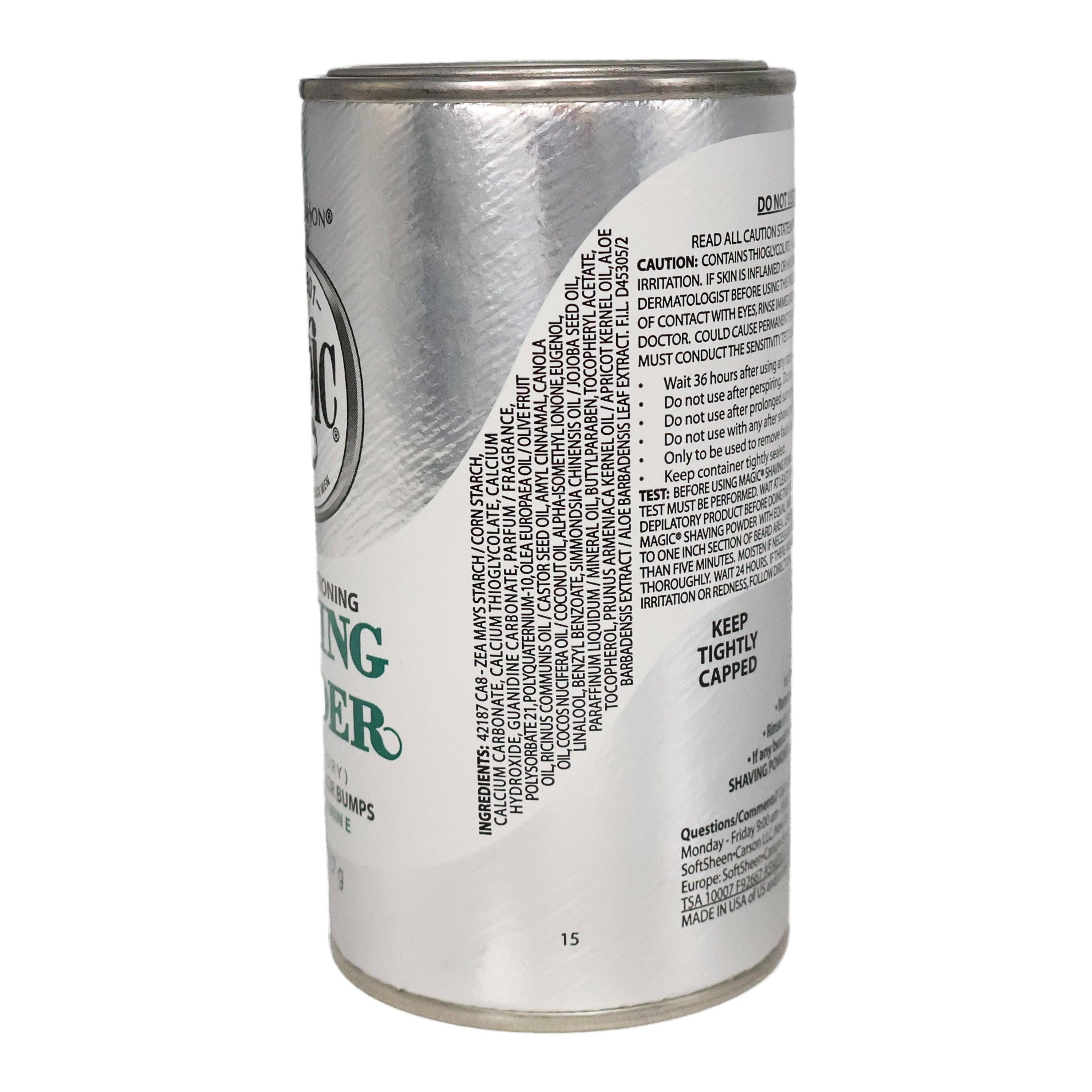 KT Supply - Venta al por mayor Cremas de afeitado - Hombre - Polvo acondicionador para afeitar Magic Skin, 4.5 onzas1