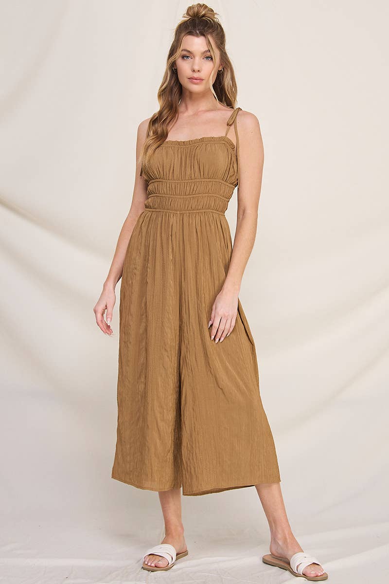 Allie Rose – wholesale Jumpsuit - Dam – Silkeslen ruched Babydoll Jumpsuit11