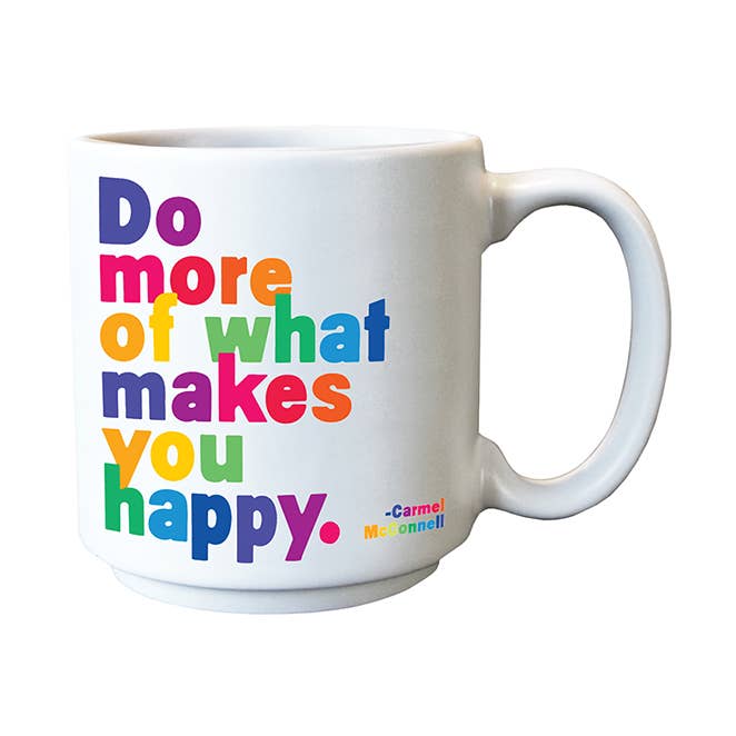 Quotable - Wholesale Coffee mug - Mini Mugs - ED246- Do More Happy (Carmel Mcconnell)0