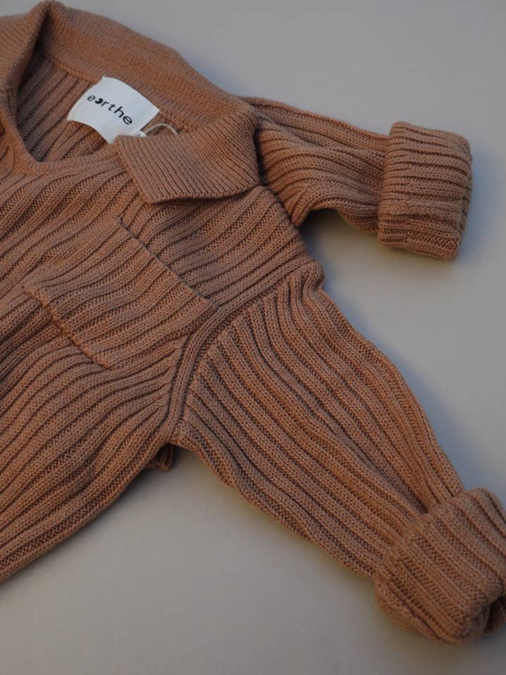 eorthe baby & kids - Wholesale Knitted jumper – Kids - Oversized Collar Knit Sweater5