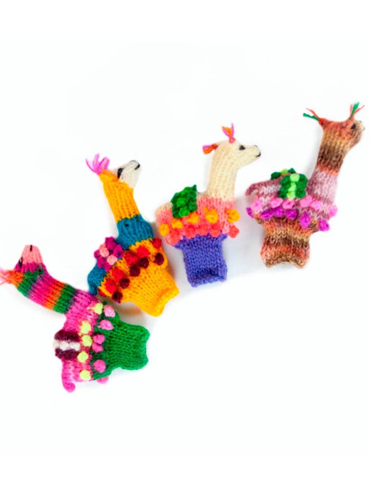 Alpaka-Fingerpuppen für den Großhandel von Lanart Alpaca