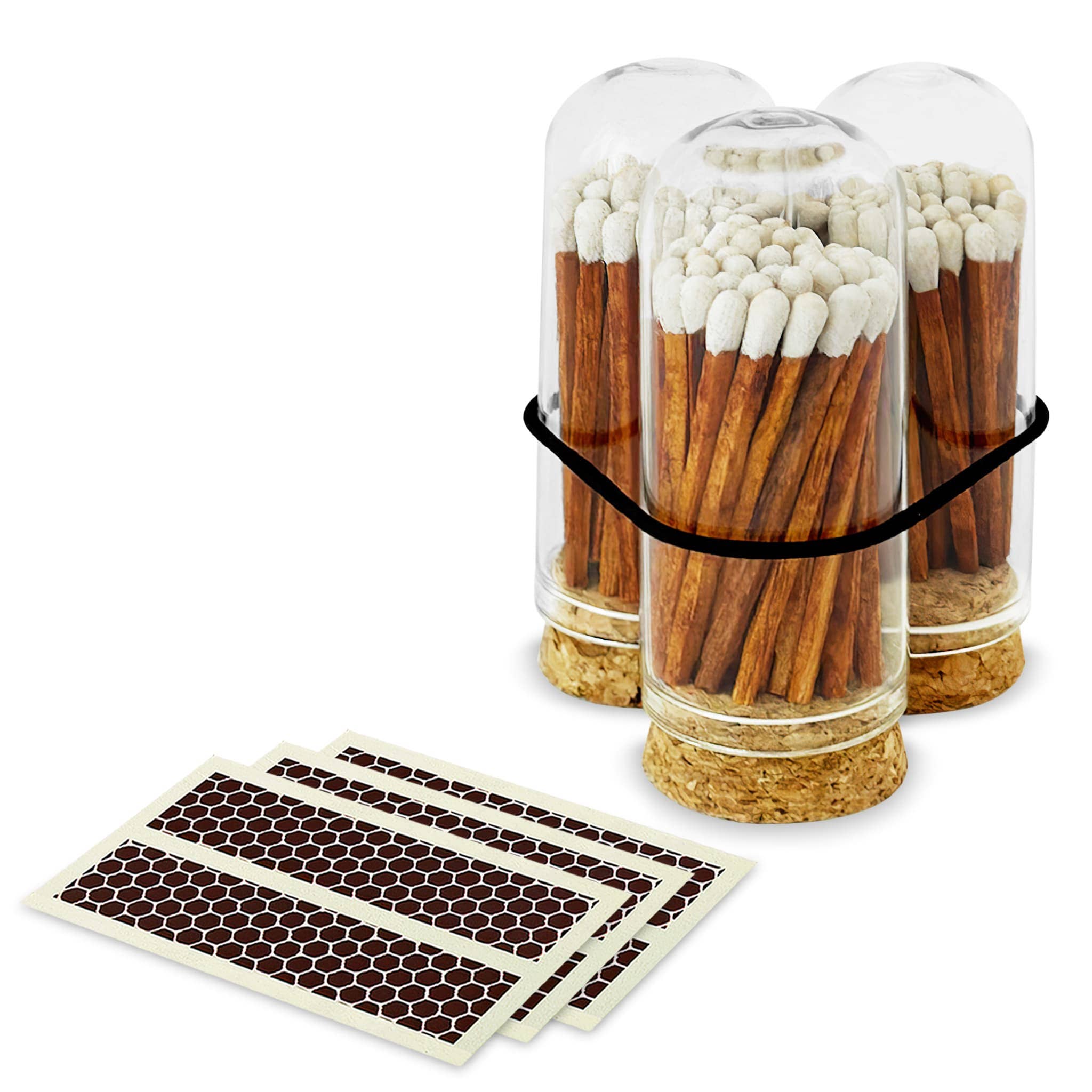 Thankful Greetings – wholesale Tändsticka – 2" Matches + Mini Cloche - Färger efter eget val + Strikers14