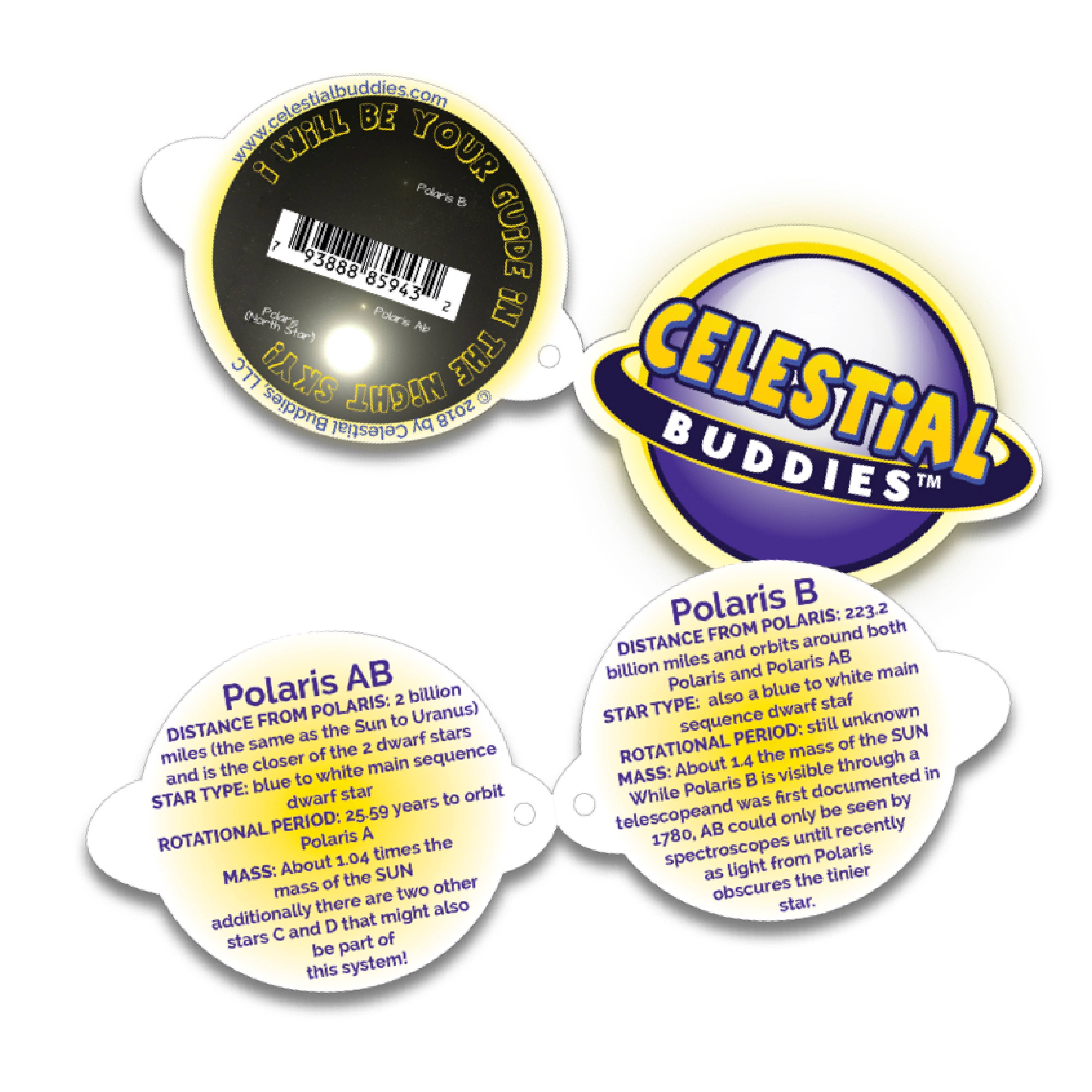 Celestial Buddies – wholesale Stuffed/plush toy – Kids & baby – Light Up Polaris Buddy (North Star) Space Plush4