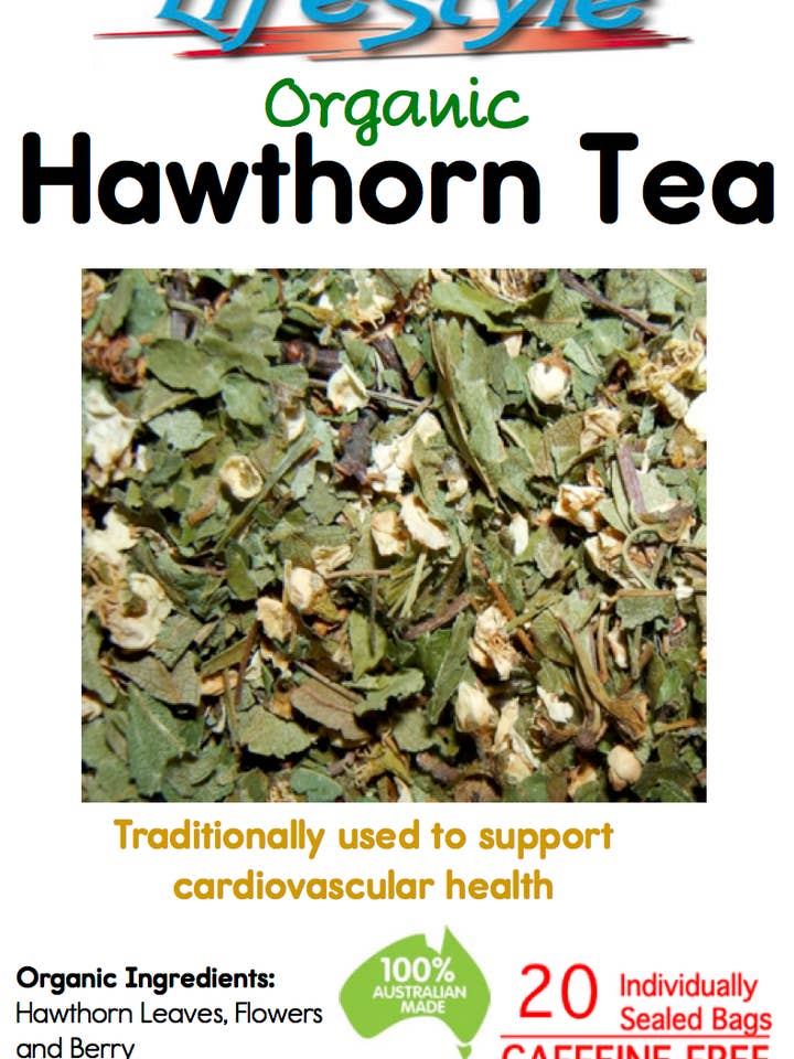 Hawthorn Leaves, Flowers and Berry - Tea Bag for wholesale by Australian Tea House