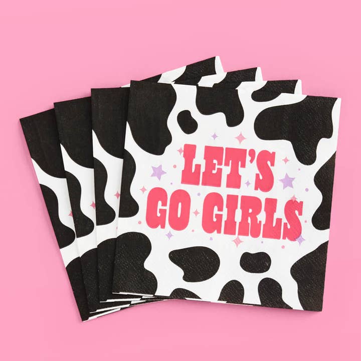 xo, Fetti - Wholesale Disposable Napkin - Bachelorette Rodeo Cocktail Napkins, Cowboy Bach Supplies