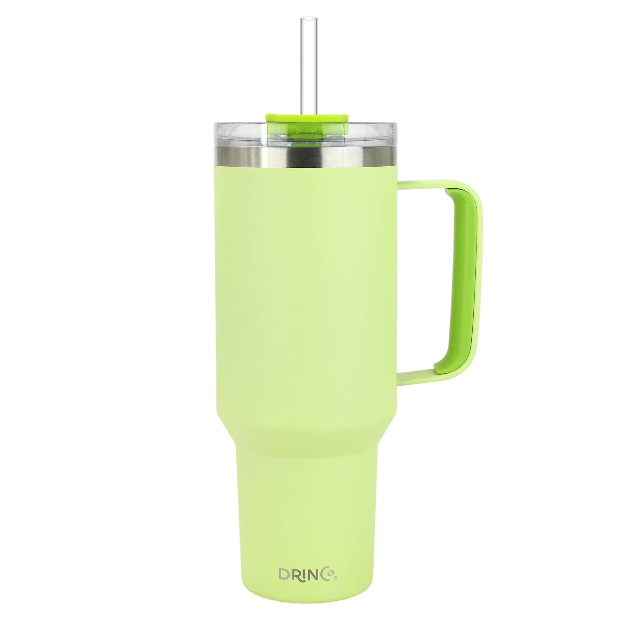 Drinco - Vendita all'ingrosso Bicchiere/tazza termica - Bicchiere termico Drinco BigSur da 40 oz e 30 oz con manico, cannuccia e coperchio flip11