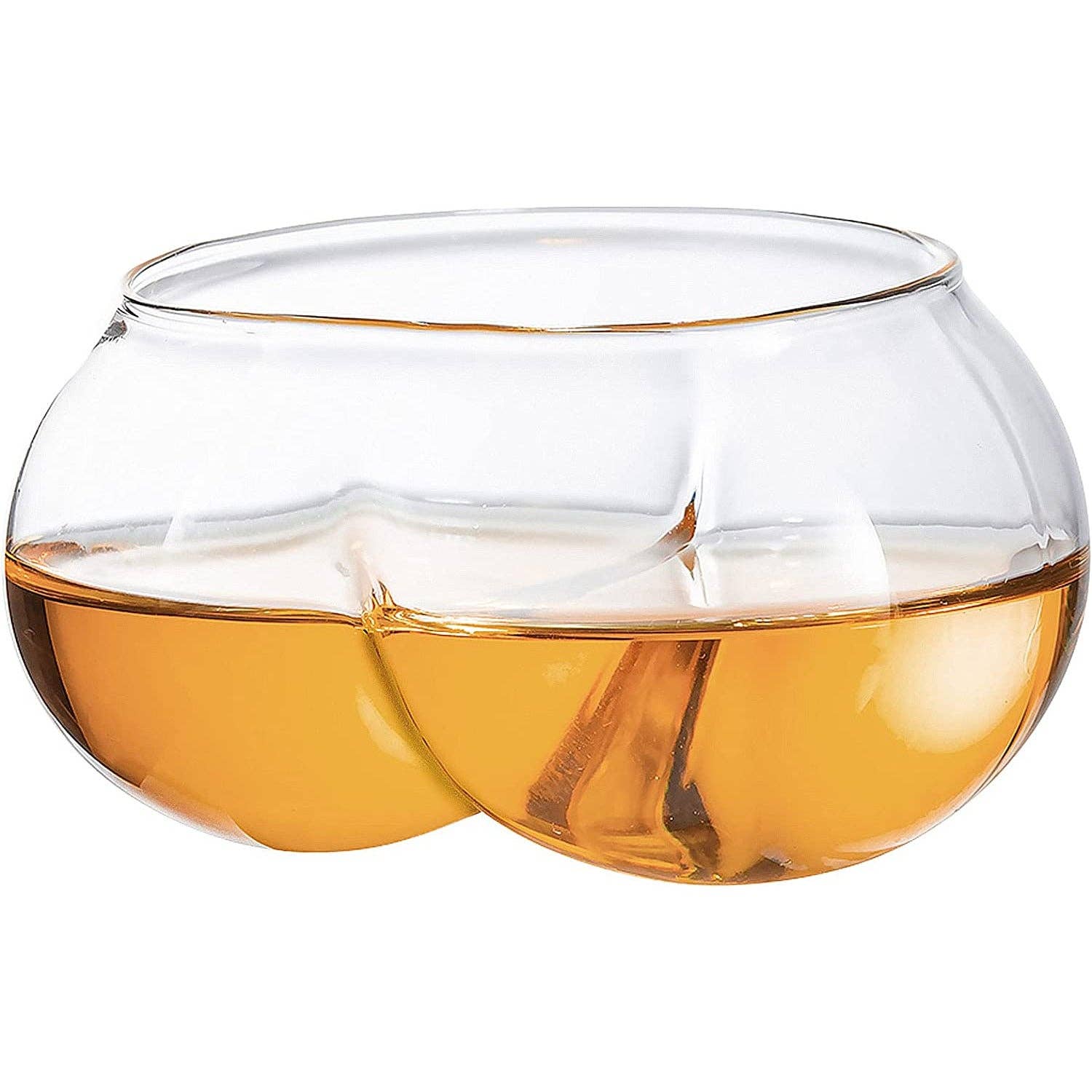 The Wine Savant /  Khen Glassware - Wholesale Cocktail/Liquor Glass - Penis Deez Nuts Drinking Wine & Whiskey Glasses, Set of 23