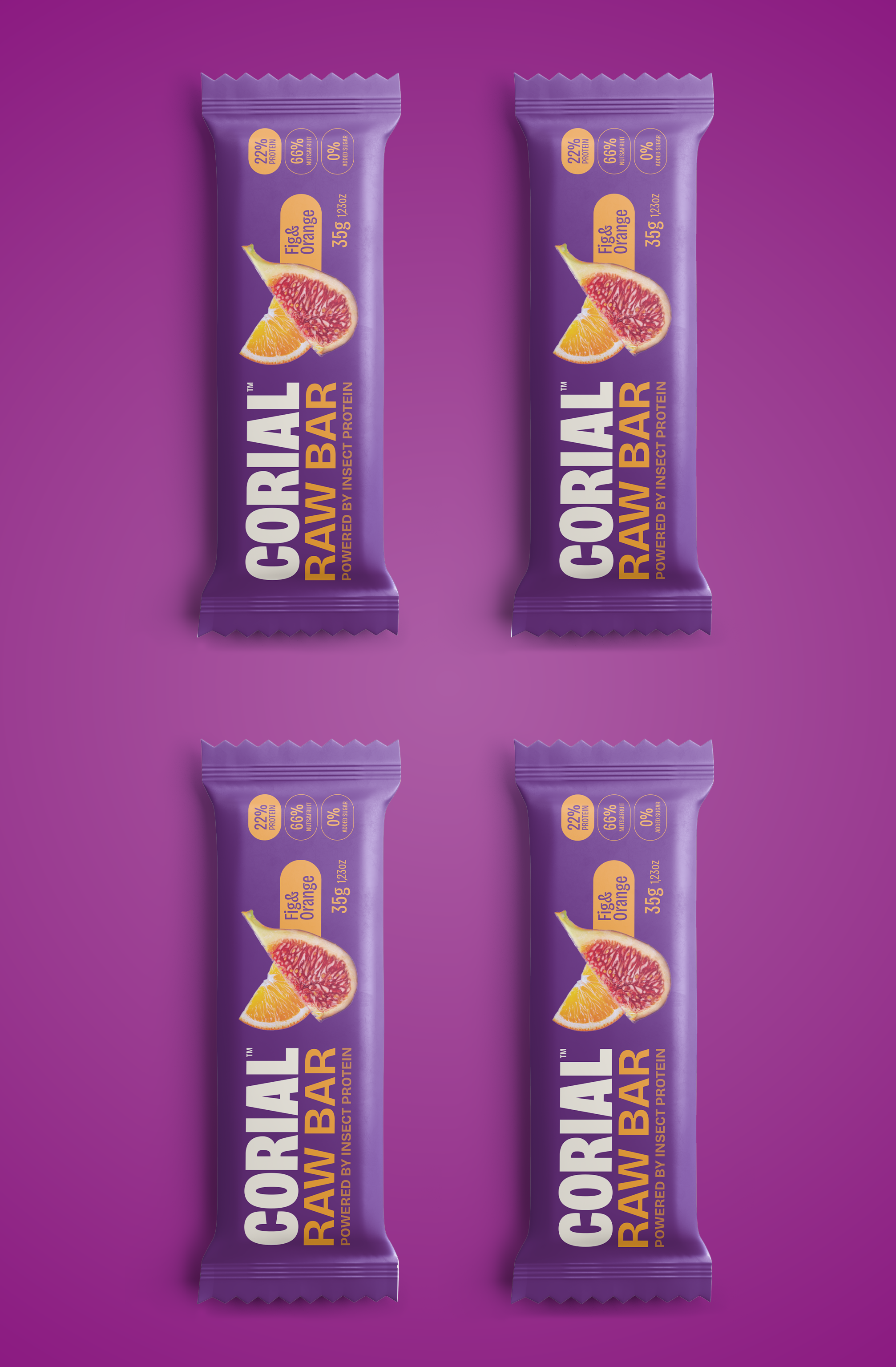 CORIAL FOODS - Vente Barres de céréales - Barre protéines figues et orange1