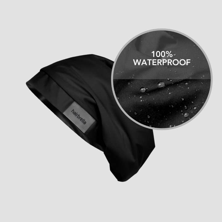 Hairbrella - Wholesale Raincoat - Women's - Hairbrella Lite Satin-Lined Rain Hat13