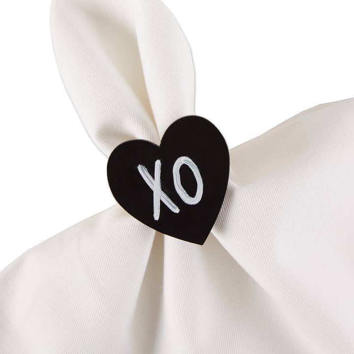 Design Imports - Wholesale Napkin Ring - Heart Chalkboard Napkin Ring3