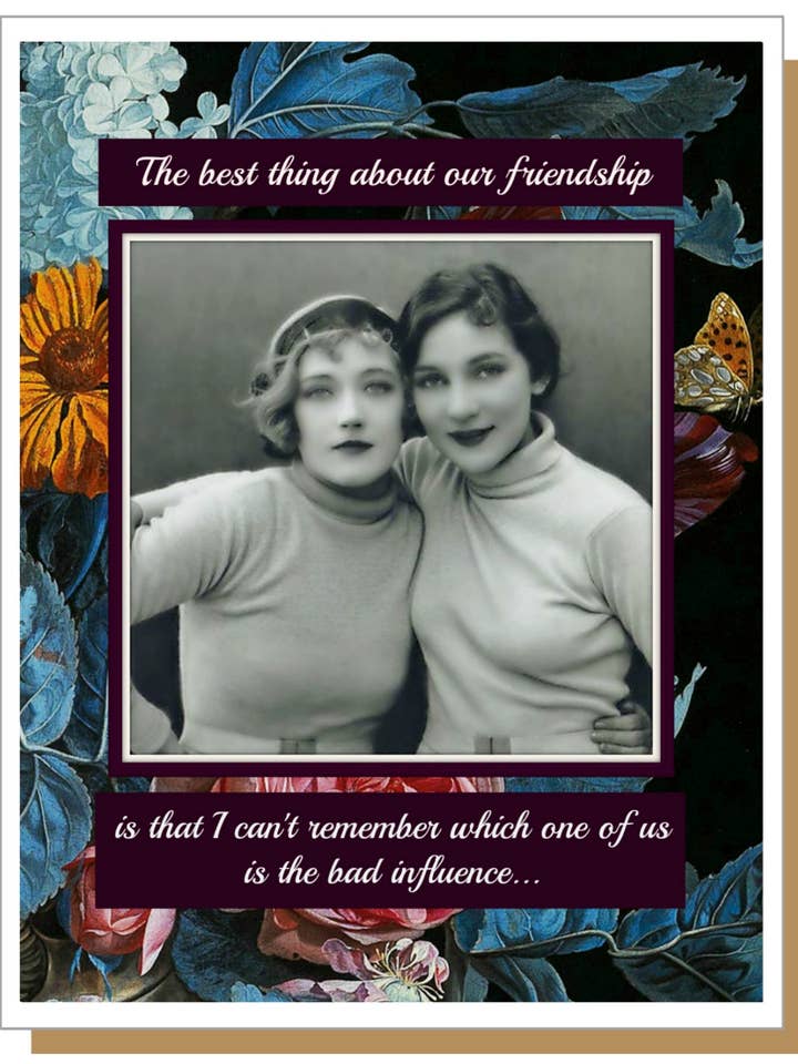 Bad Influence - Everyday Card for wholesale by Ümlaut Brooklyn