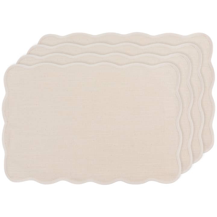 Natuurlijke placemats van Florence, set van 4 voor wholesale door Danica Brands