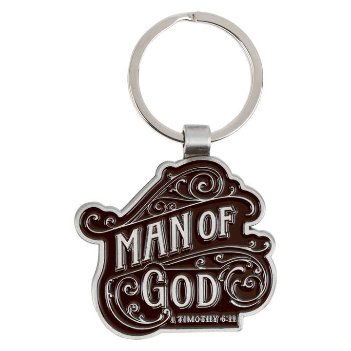 Christian Art Gifts - Wholesale Keychain - Unisex - Keychain Man of God 1 Tim. 6:11