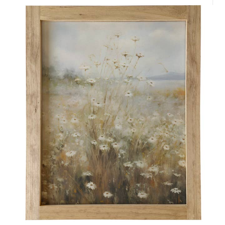 Graphically Speaking Design - Wholesale Art Print - Vintage daisy flowers, Summer / Fall Wall Decor, Wall Art