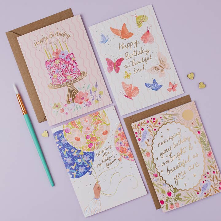 Meraki Greeting Cards - Wholesale Birthday Card - Sun Frame Birthday Card 1