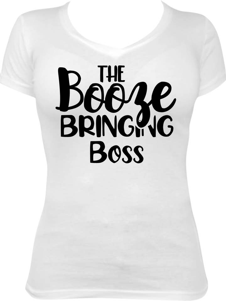 Booze Bringing Boss Shirt for wholesale by Thoughtful Creations
