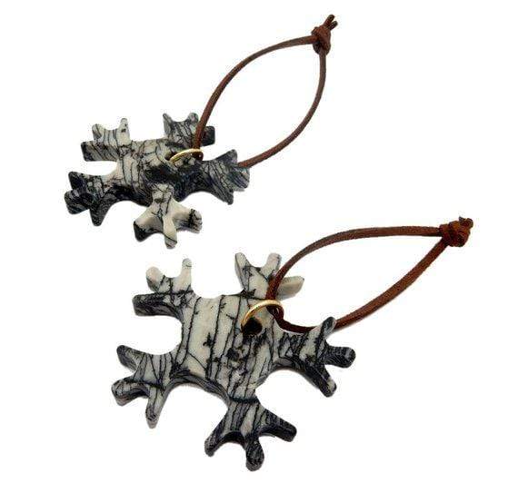 Rock Paradise – Engroshandel Pynt – Snefnug Julepynt i Ædelsten - Krystal Dekoration til Jul2