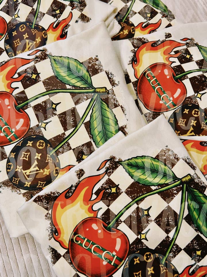 Desert Diva Co - Wholesale T-Shirt (Graphic) - Women's - Boujee Theme V-Neck Tee Bundle4