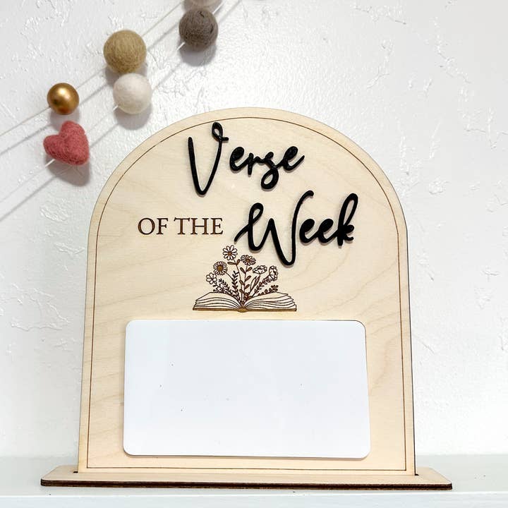 WS Verse of the Week Sign for wholesale by Lost Canyon Design Co